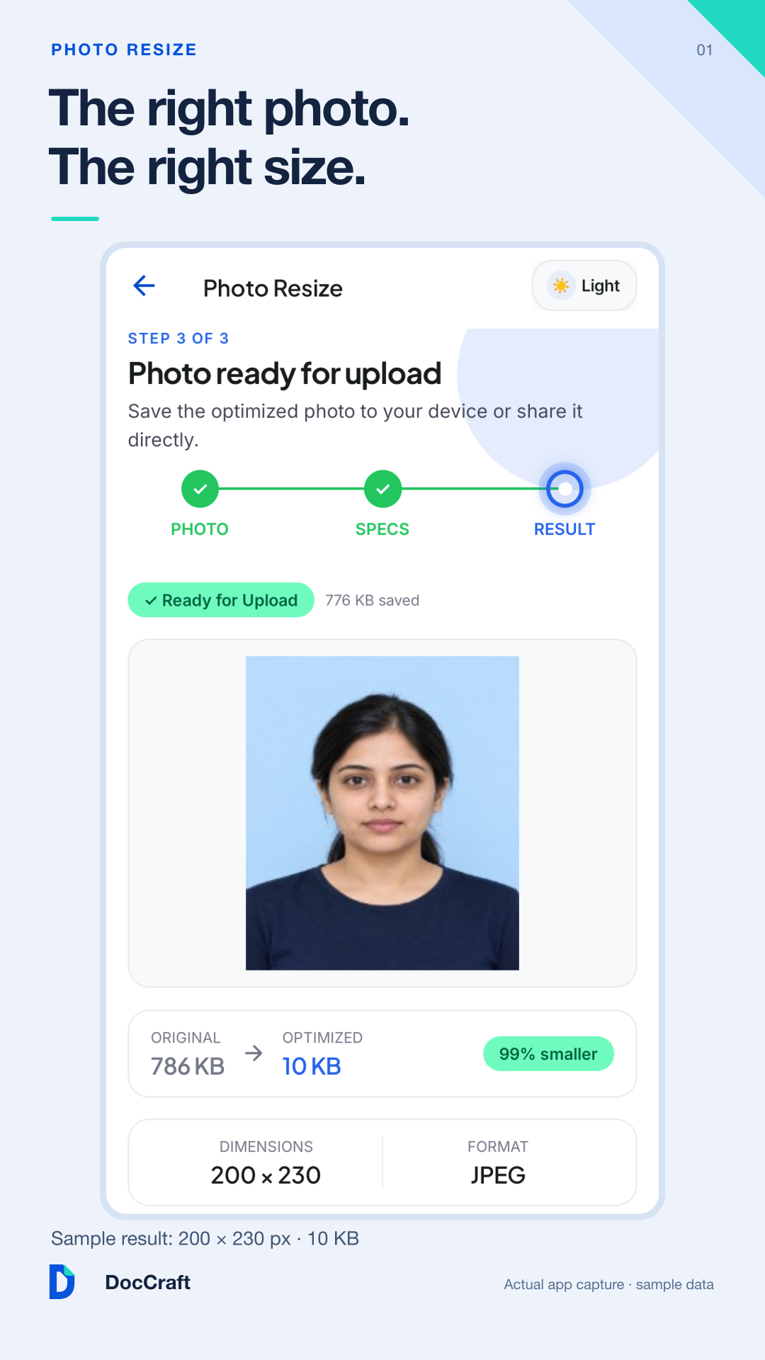 Photo Resize and Passport Prep